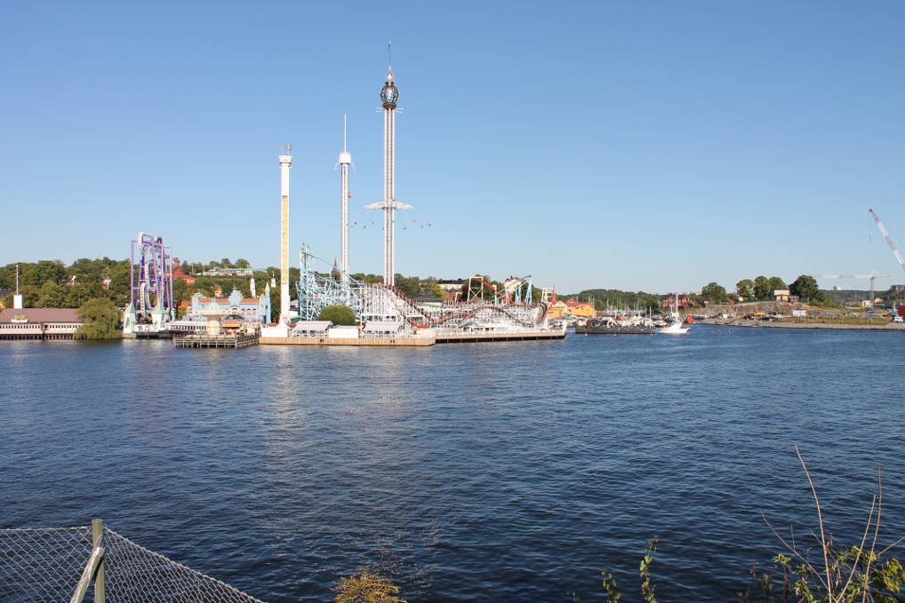 Gröna Lund vom Wasser aus